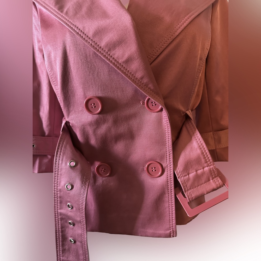 Pink Belted Jacket - Picture 4 of 10